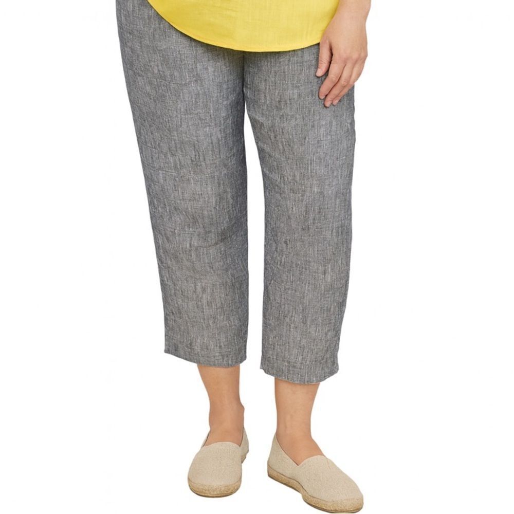 Land’s End Women’s Linen Cropped Pants  Size 10P